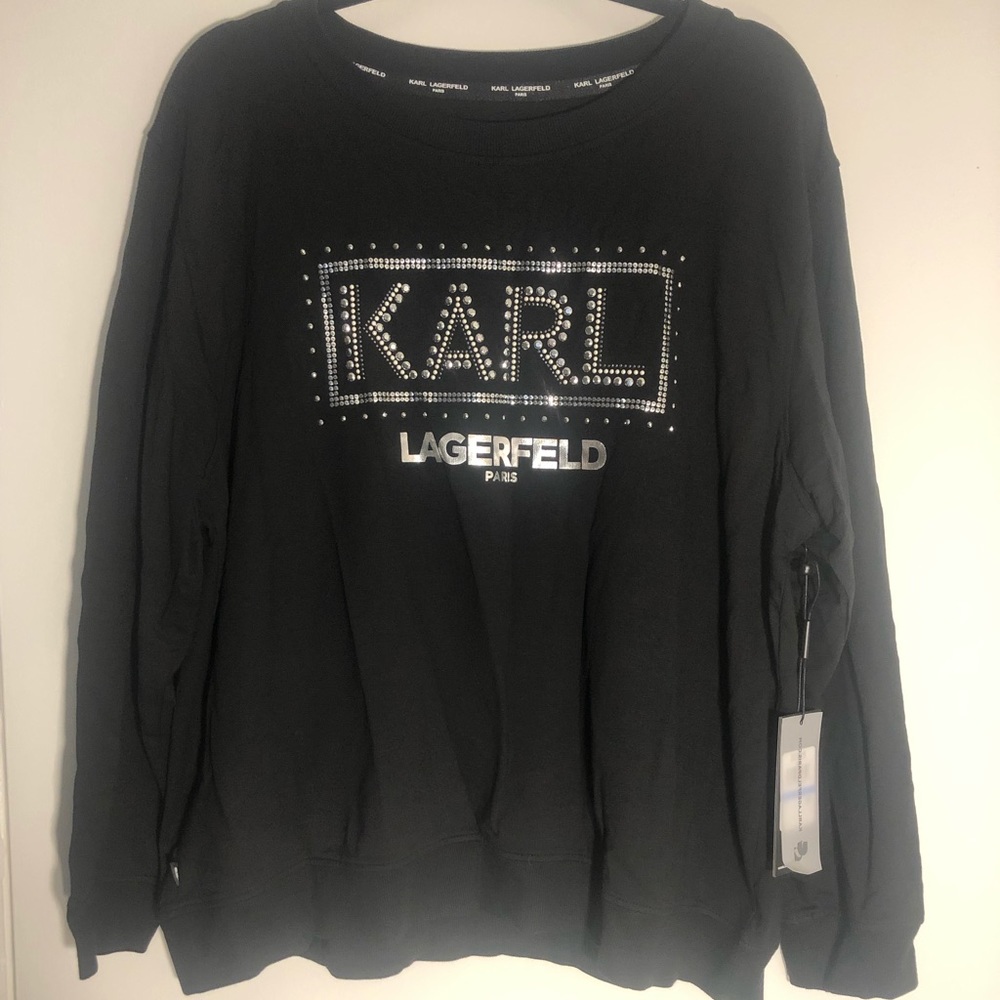 Karl Lagerfeld Athletic Crewneck Top